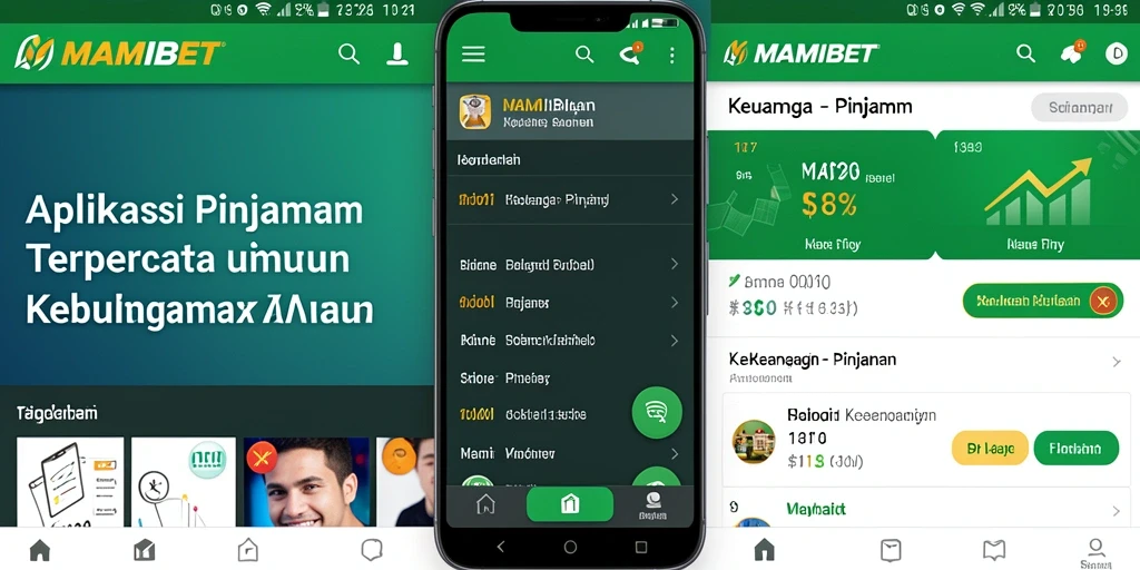 Antarmuka pengguna MAMIBET yang intuitif dan mudah digunakan.